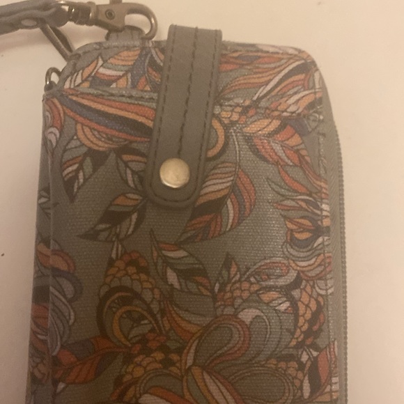 EUC. Sakroots bohemian style multi gray wristlet/wallet. - Picture 8 of 15